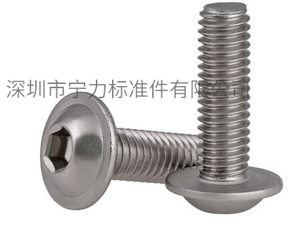 ISO7380-2圓頭內六角帶介螺絲